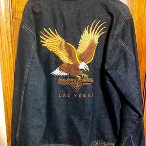 Harley-Davidson Cafe Las Vegas Blue Jean Jacket